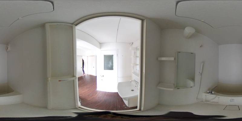 パノラマ画像バスルーム