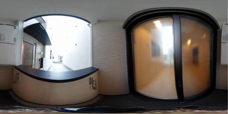 パノラマ画像バルコニー