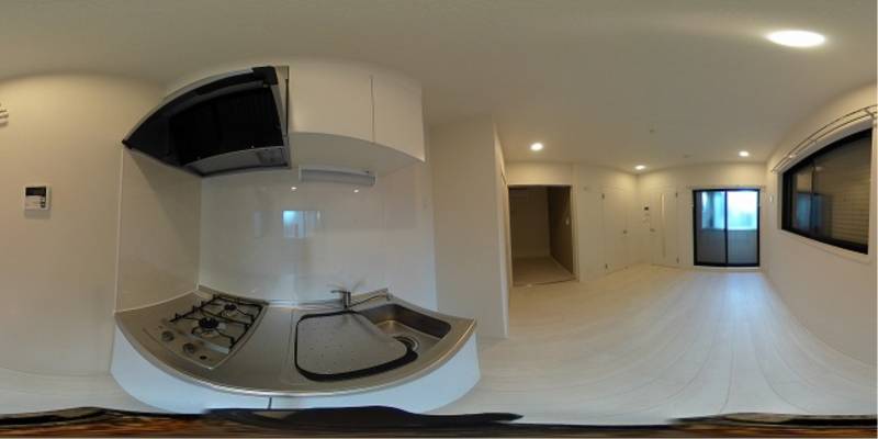 パノラマ画像キッチン