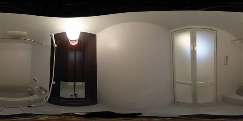 パノラマ画像バスルーム