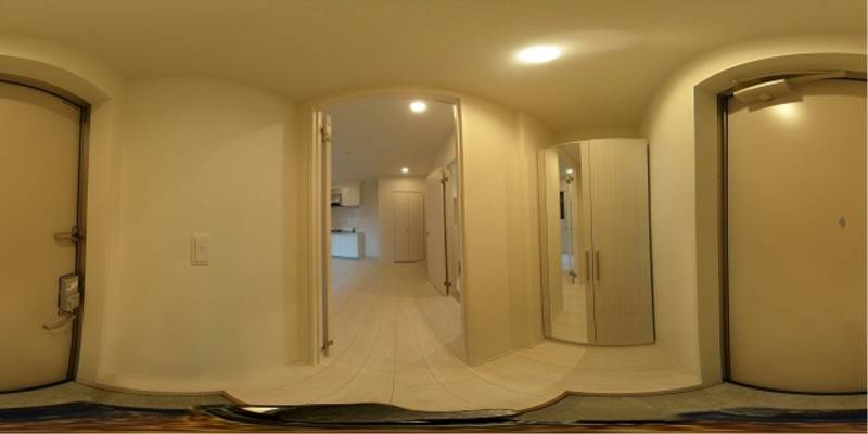 パノラマ画像玄関