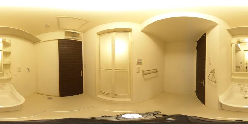 パノラマ画像洗面所