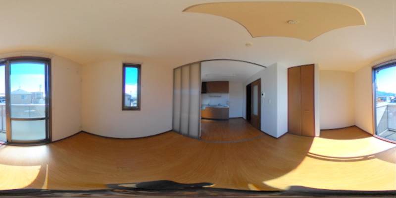 パノラマ画像洋室