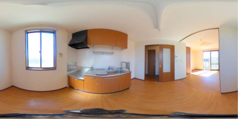 パノラマ画像キッチン