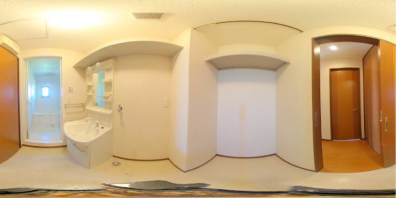 パノラマ画像洗面所