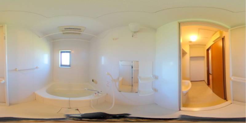 パノラマ画像バスルーム