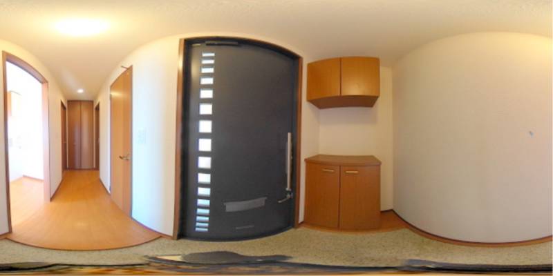 パノラマ画像玄関