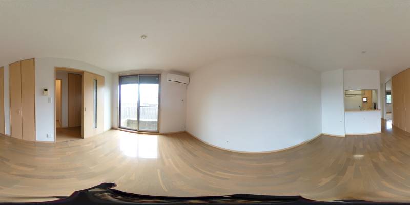 パノラマ画像リビング