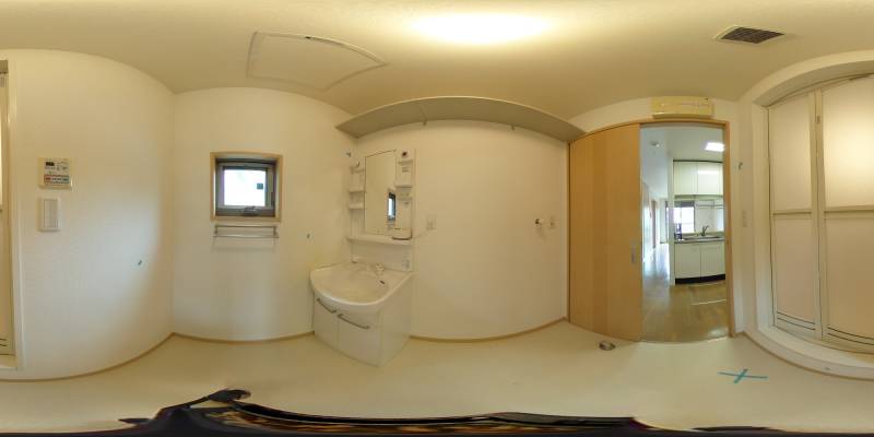 パノラマ画像洗面所