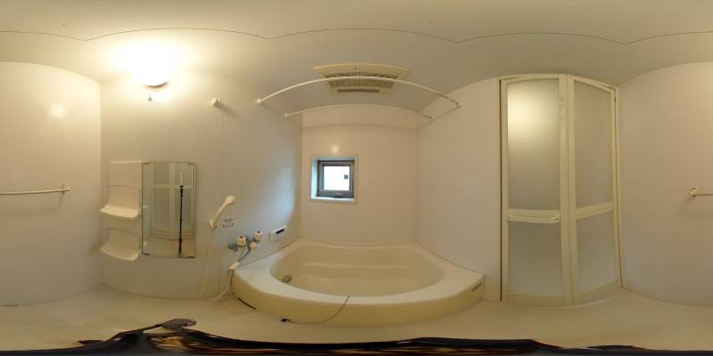 パノラマ画像バスルーム