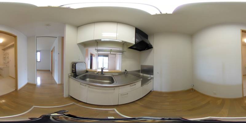パノラマ画像キッチン