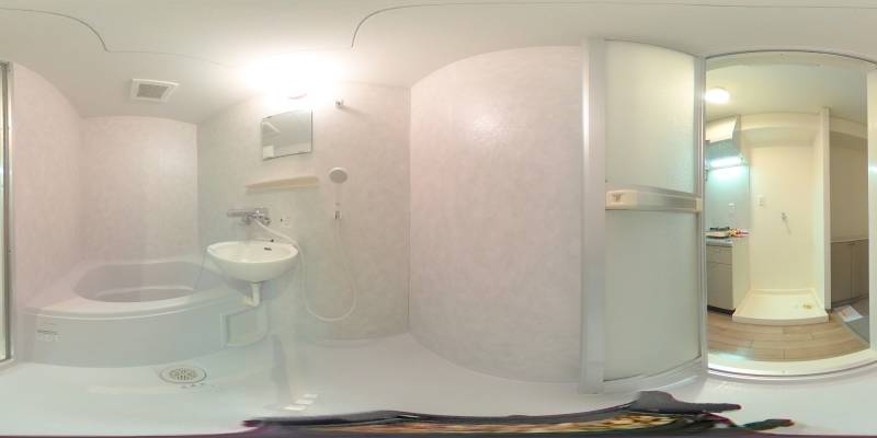 パノラマ画像バスルーム
