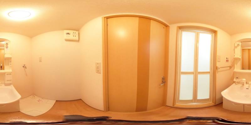 パノラマ画像洗面所