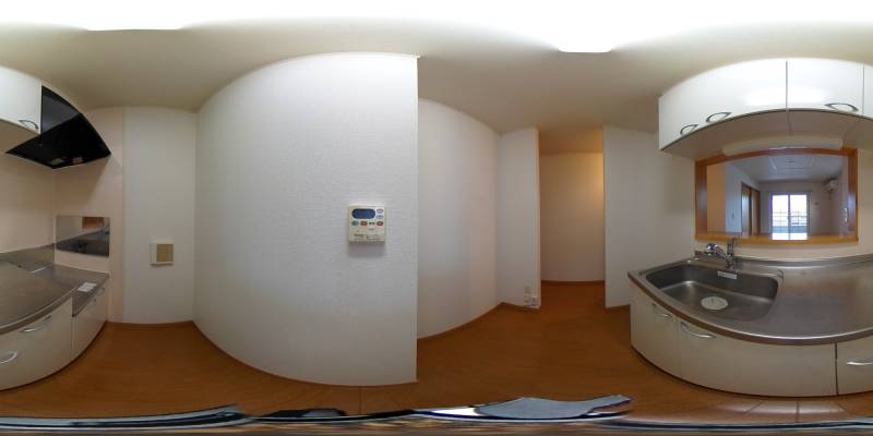 パノラマ画像キッチン