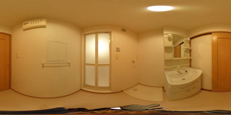 パノラマ画像洗面所