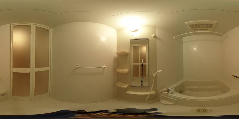 パノラマ画像バスルーム