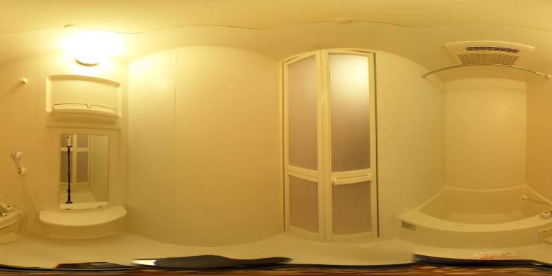 パノラマ画像バスルーム