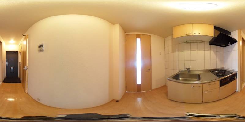 パノラマ画像キッチン