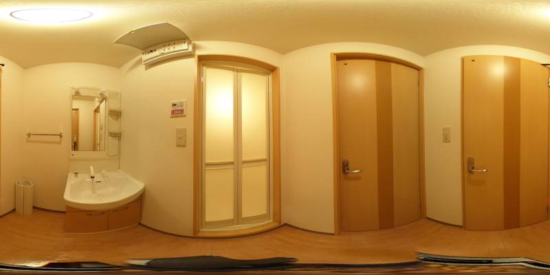 パノラマ画像洗面所