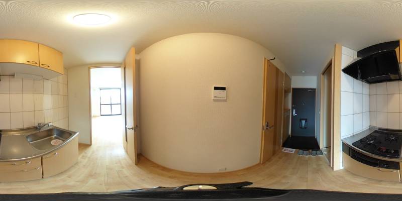 パノラマ画像キッチン