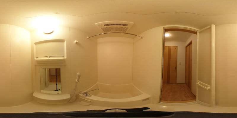 パノラマ画像バスルーム