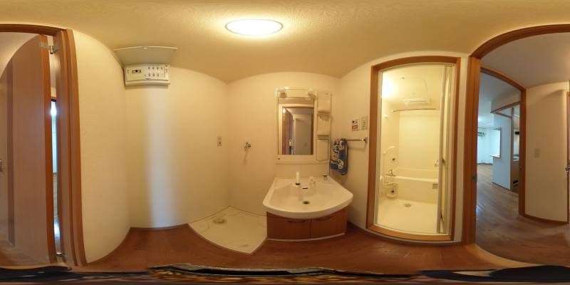 パノラマ画像洗面所