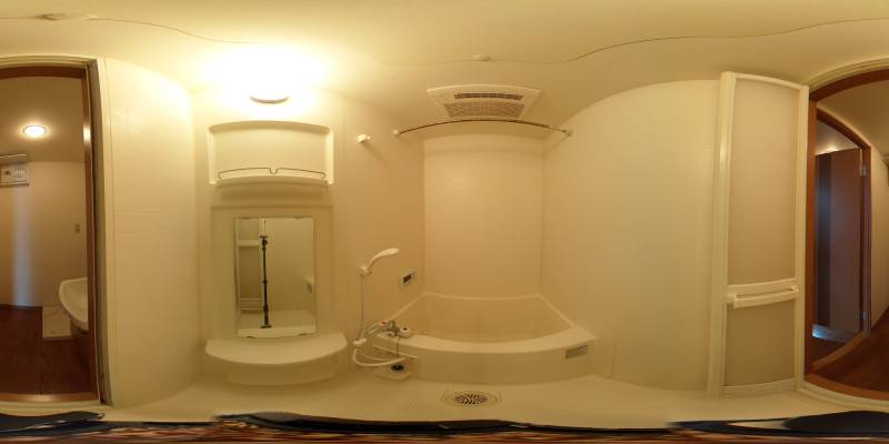 パノラマ画像バスルーム
