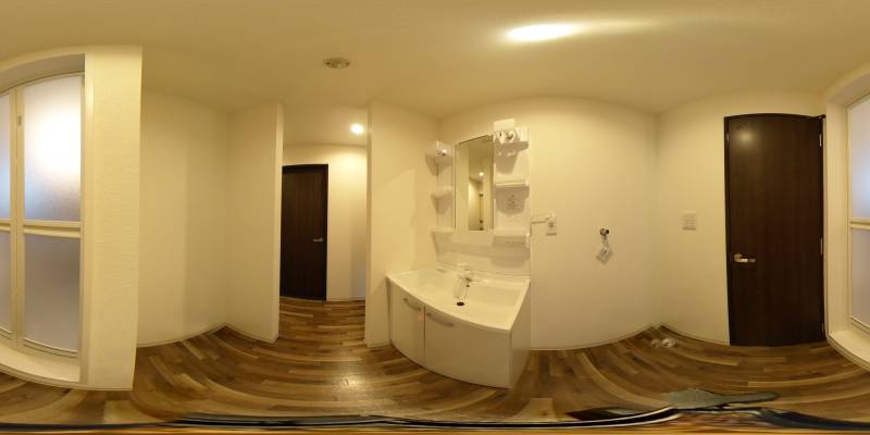 パノラマ画像洗面所