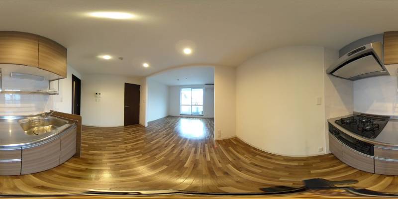 パノラマ画像キッチン