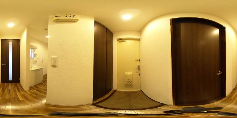 パノラマ画像玄関