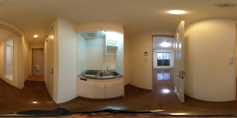 パノラマ画像キッチン