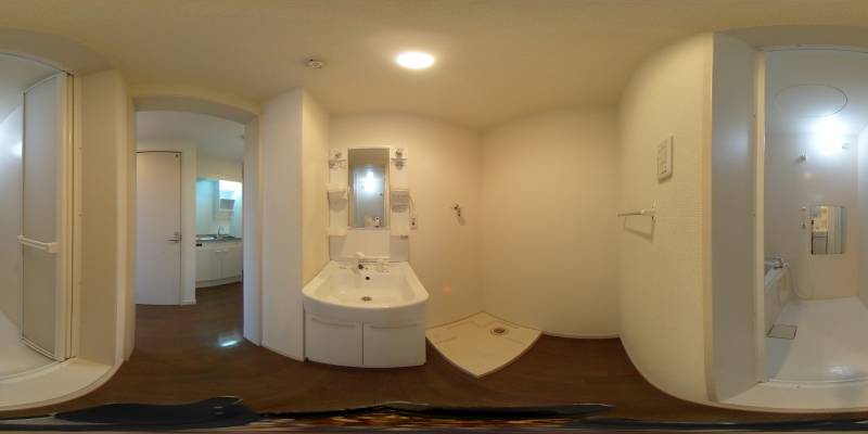 パノラマ画像洗面所