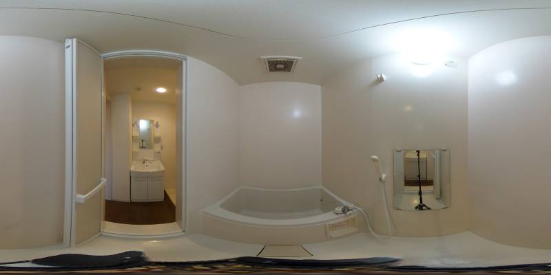 パノラマ画像バスルーム