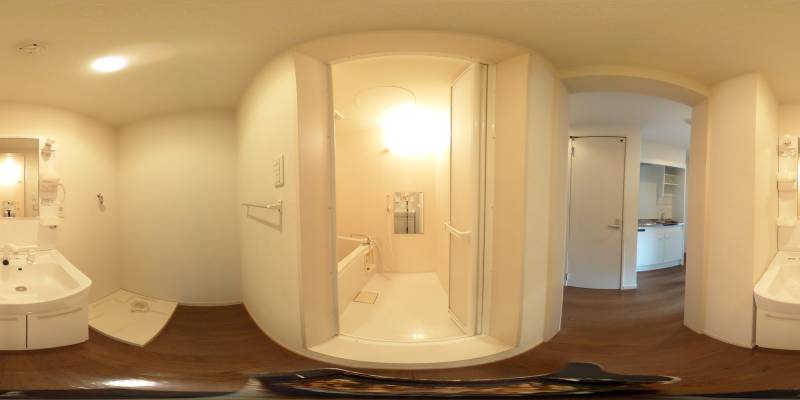 パノラマ画像洗面所