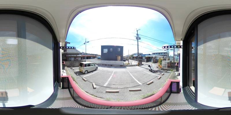 パノラマ画像バルコニー