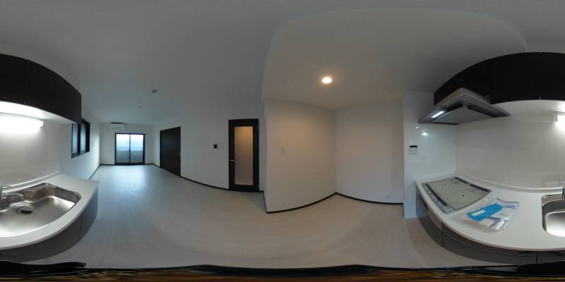 パノラマ画像キッチン