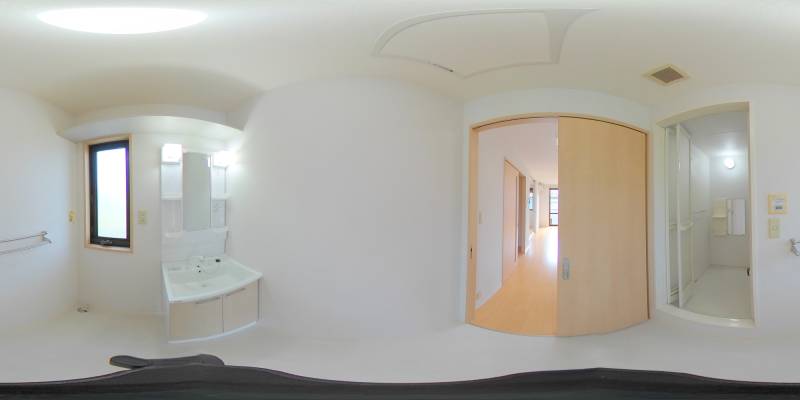 パノラマ画像洗面所