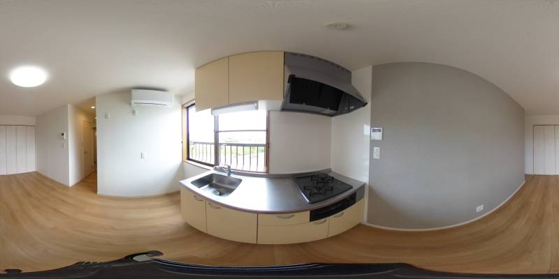パノラマ画像キッチン
