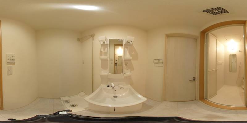 パノラマ画像洗面所