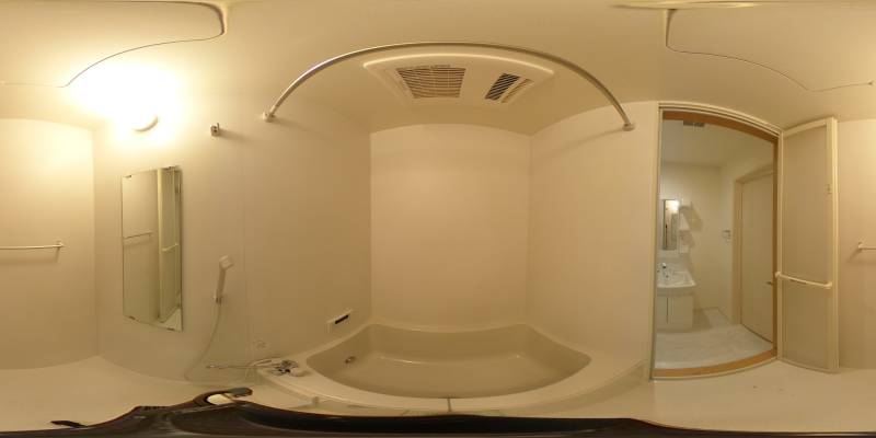 パノラマ画像バスルーム