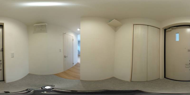 パノラマ画像玄関