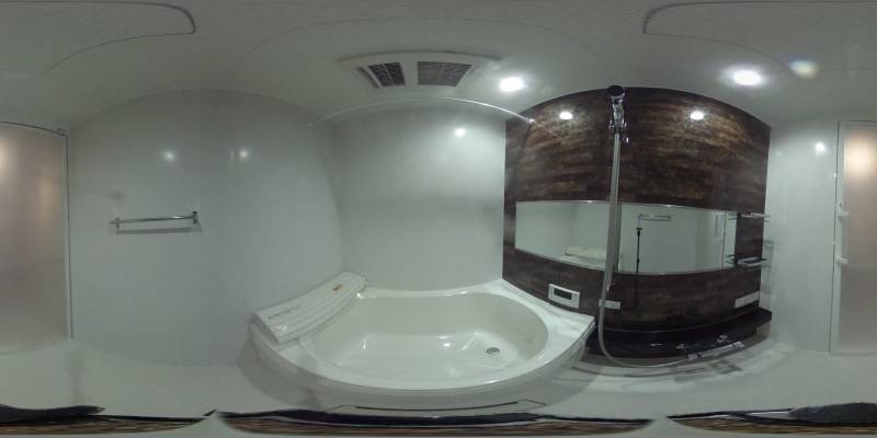 パノラマ画像バスルーム