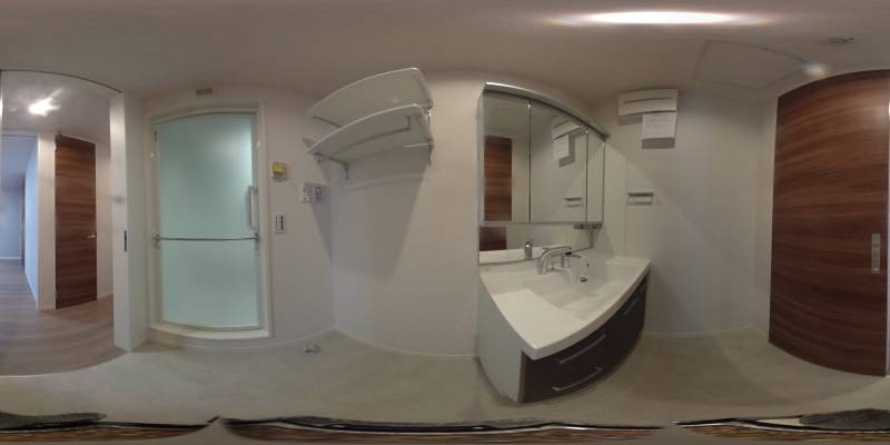 パノラマ画像洗面所