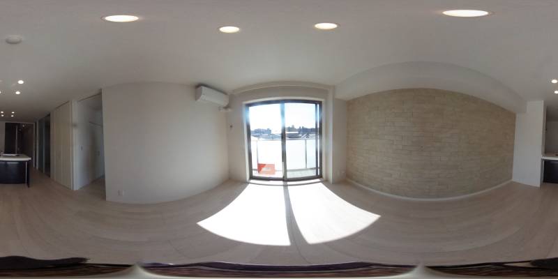 パノラマ画像リビング