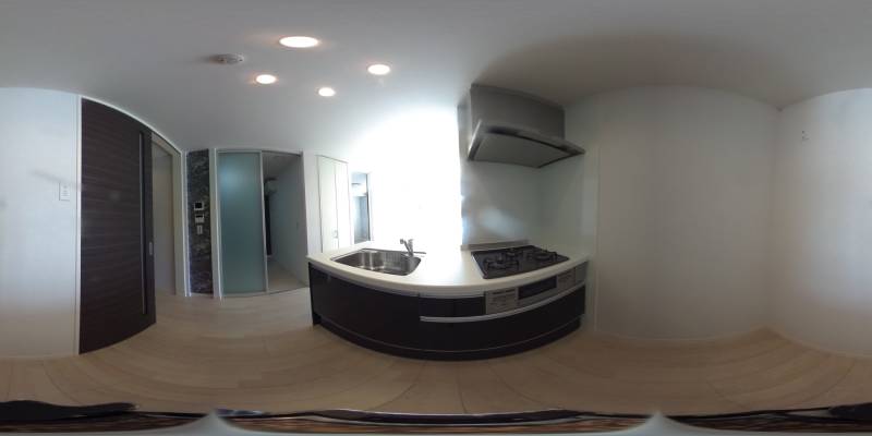 パノラマ画像キッチン