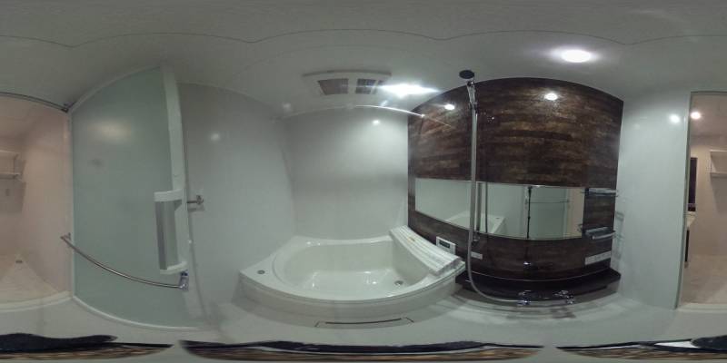 パノラマ画像バスルーム