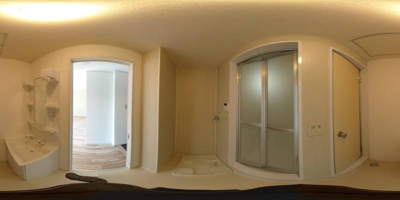 パノラマ画像洗面所