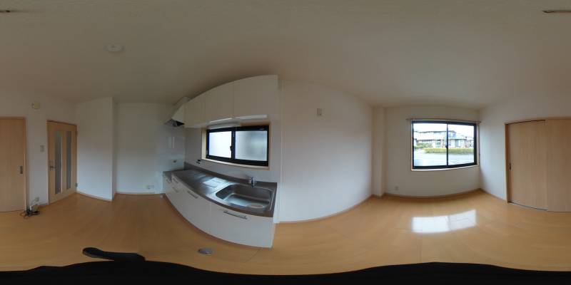 パノラマ画像キッチン