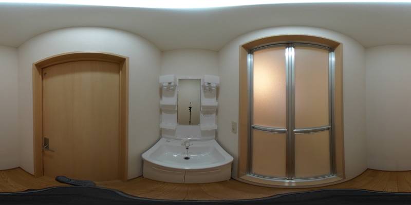 パノラマ画像洗面所