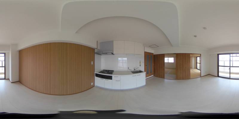 パノラマ画像キッチン
